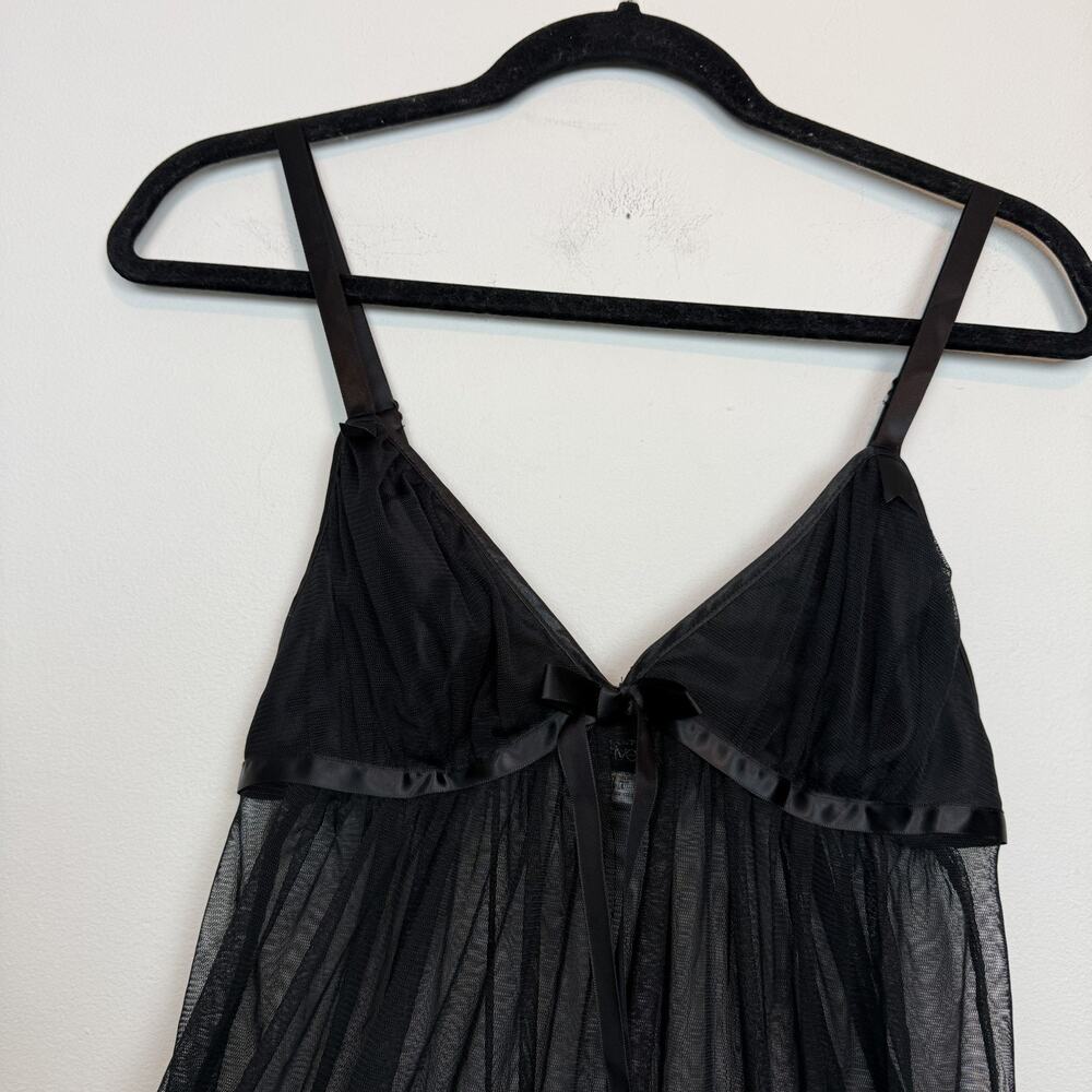 Cinematoile Seductivewear mesh lingerie top feather trim small festival - Picture 4 of 6